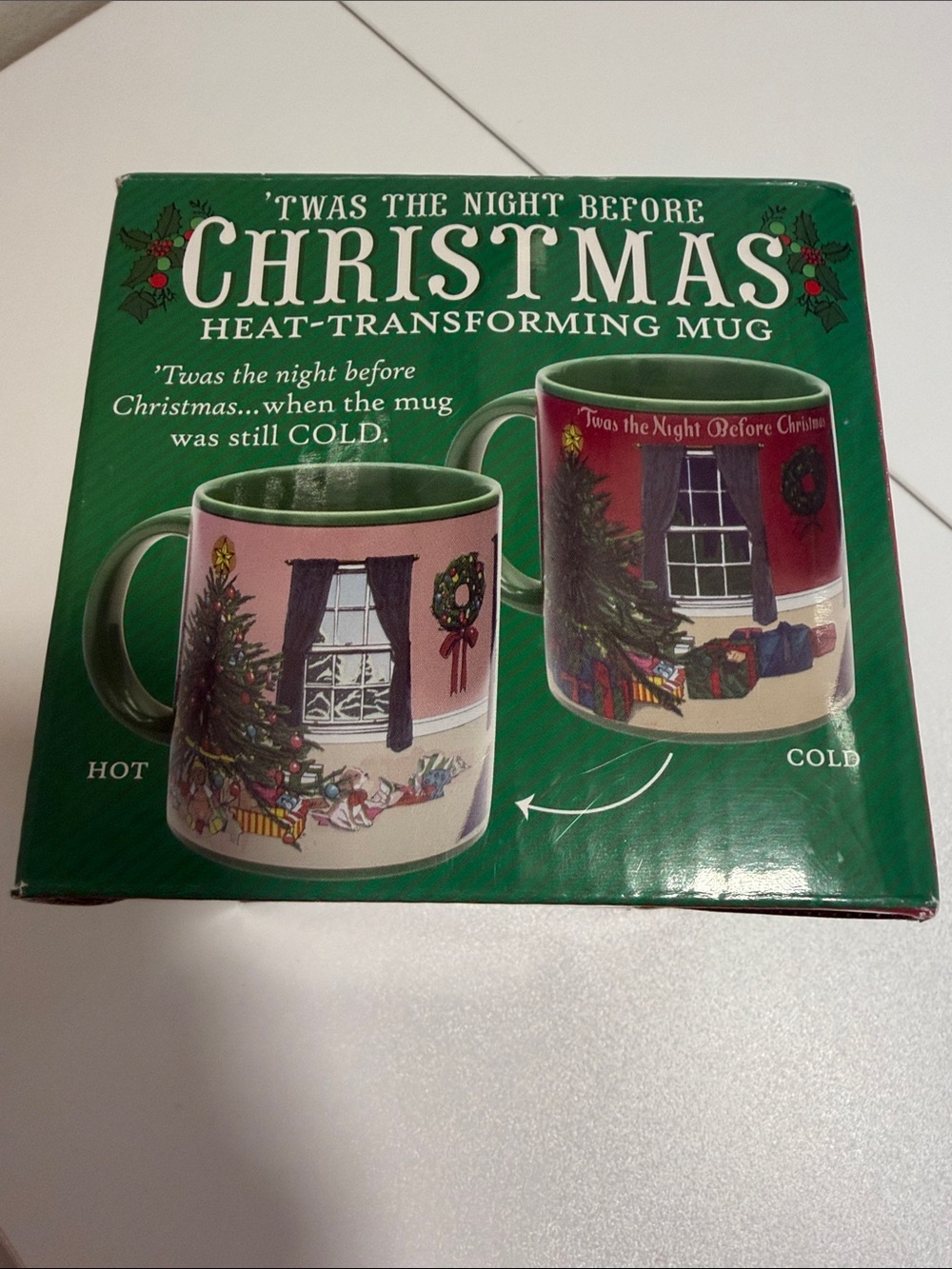 Twas the Night Before Christmas Heat-Transforming Mug - Green
